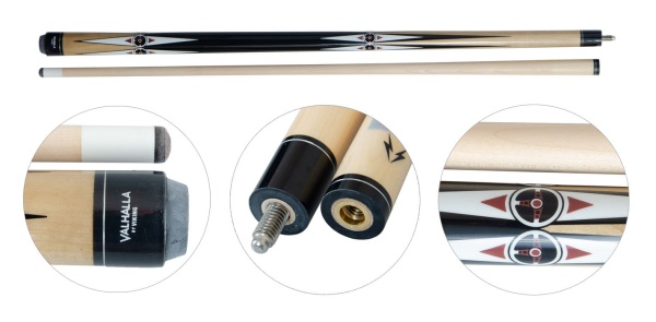 Двухсоставной бильярдный кий для пула "Viking Valhalla VA481"