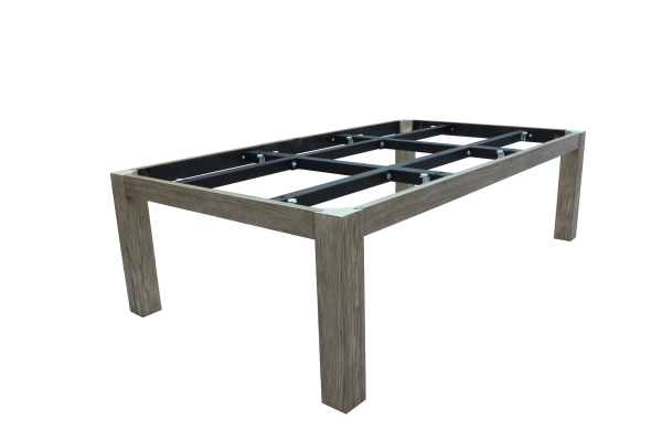 Бильярдный стол для пула "Penelope" 8 ф (серебристый, со столешницей)