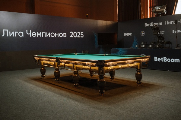 Бильярдный кий для русской пирамиды стол Weekend "Русский Гранд" (12 футов, 8 ног, 45мм камень) эмаль комбинированный, борта дуб, лузы премиум