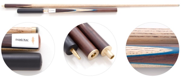 Двухсоставной бильярдный кий для снукера Dynamic Billard "SAK8"3/4+ экстендер