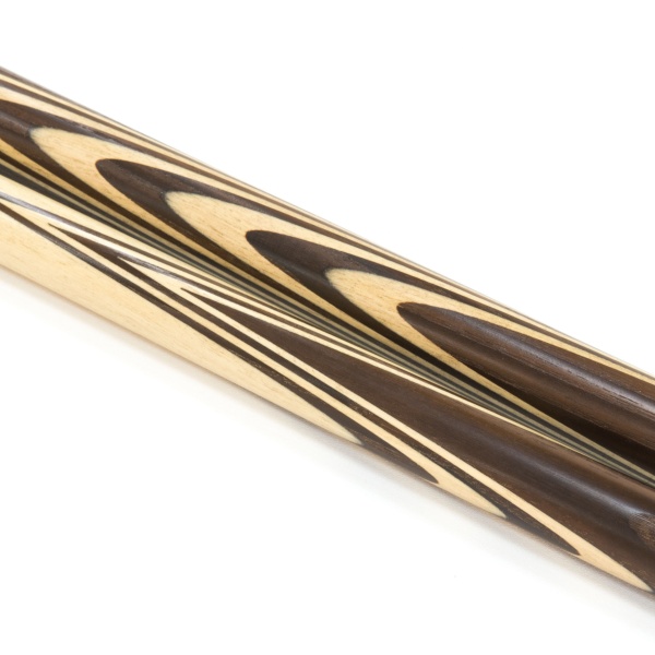 Кий для русского бильярда 2-pc "Классика" (термоясень, граб) 13 запилов