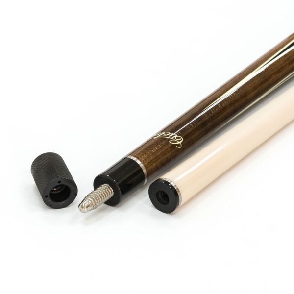 Двухсоставной бильярдный кий для пула "Cuetec Warrior" (коричневый)