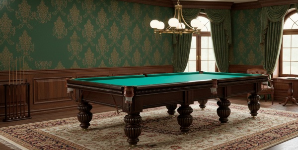 Бильярдный стол для русской пирамиды Weekend "Tower" 12 футов, борта ясень (черный орех)