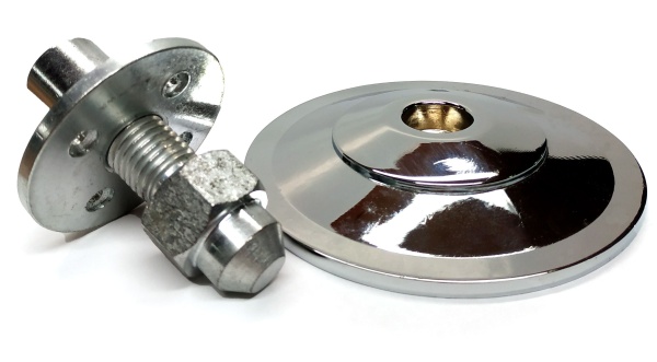 Опора регулируемая пирамида хром D14 см